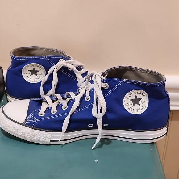 Converse All Stars hightops men's size 12 women's size 14 - Picture 7 of 9